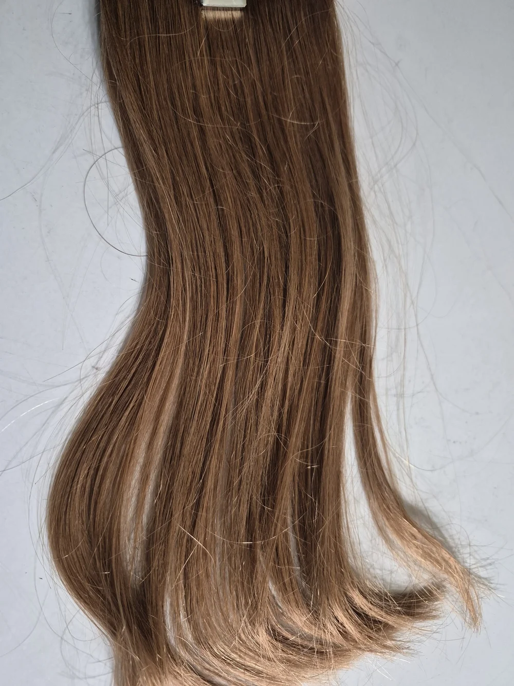 Human hair Clip-In Hair Extension - Light Brown